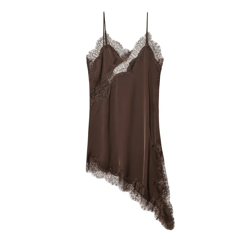 Satin Lace Elegance Dress