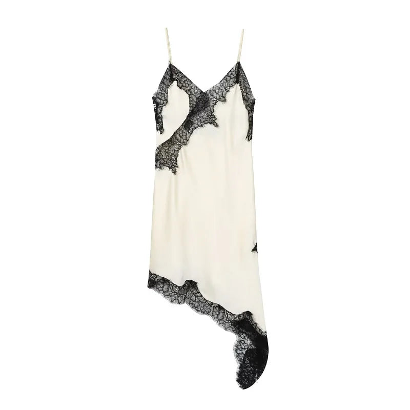 Satin Lace Elegance Dress