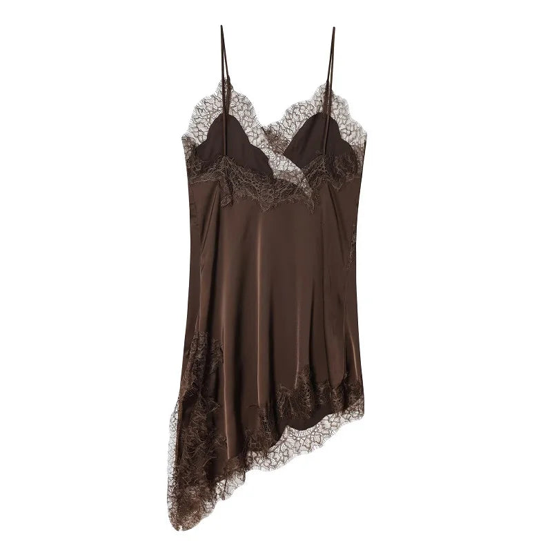 Satin Lace Elegance Dress