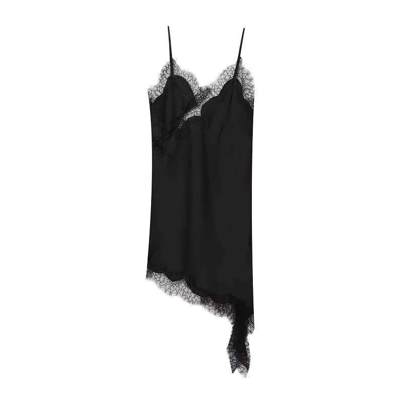 Satin Lace Elegance Dress
